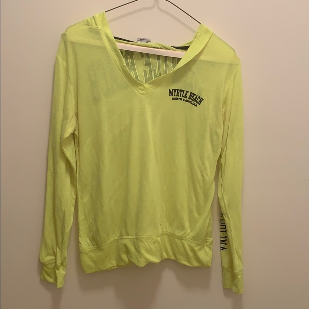 Yellow Myrtle beach shirt